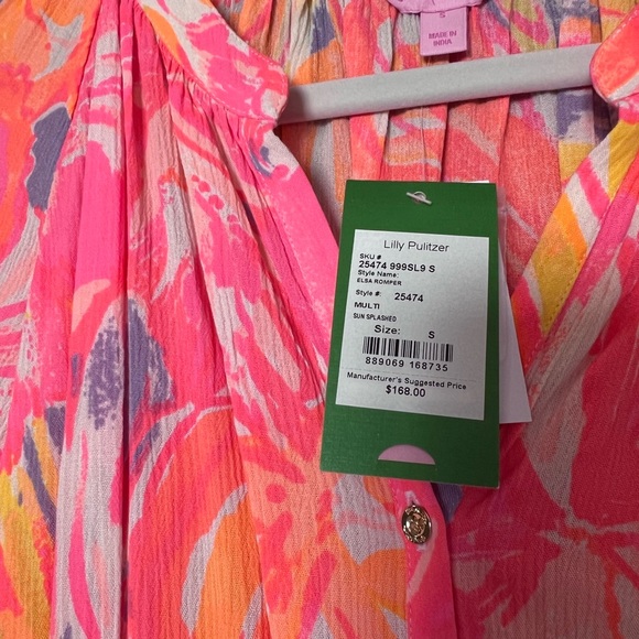 Lilly Pulitzer Elsa Romper in Sun Splashed - Picture 2 of 4